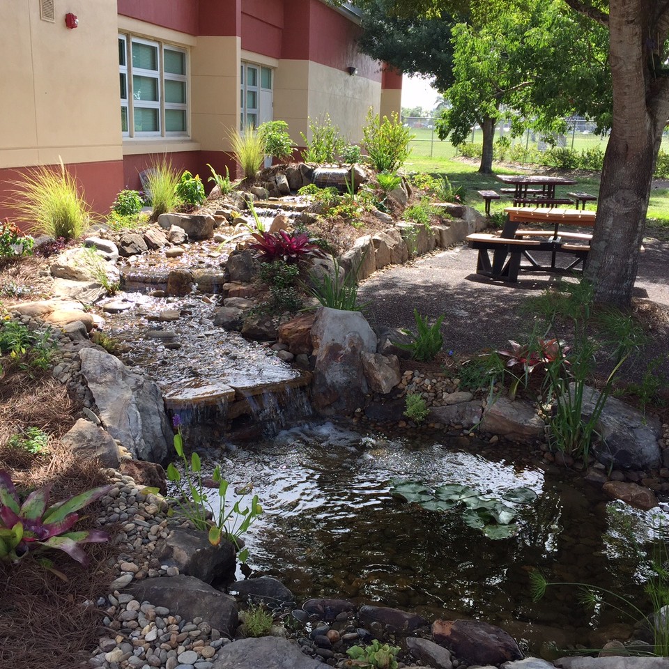 ensite helped create outdoor classrooms at Tanglewood Elementary School